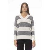 Baldinini Trend Gray Wool Women Sweater -   -  Baldinini Trend.